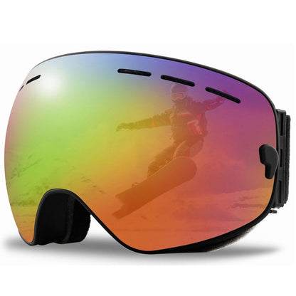 Lunettes de ski anti-buée à double couche pour la neige et le snowboard