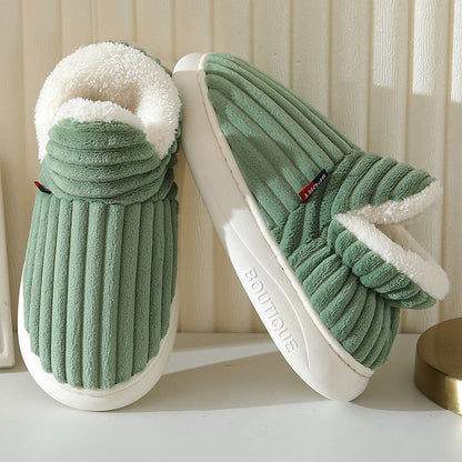 Pantoufles en polaire et coton - des pieds au chaud à la maison