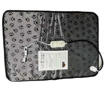 WARMFUR – Tapis chauffant électrique pour animaux de compagnie avec régulation de la température et surface étanche