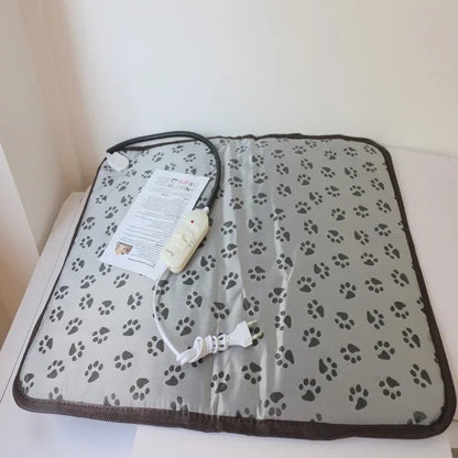WARMFUR – Tapis chauffant électrique pour animaux de compagnie avec régulation de la température et surface étanche