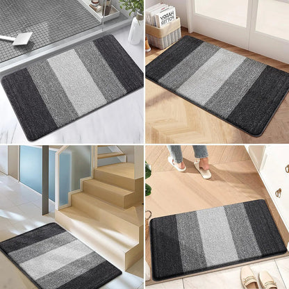 Tapis de porte lavable pour entrées avec design absorbant