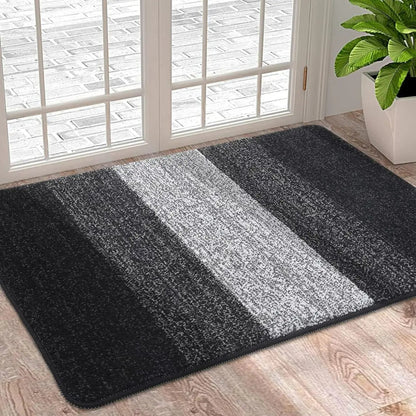 Tapis de porte lavable pour entrées avec design absorbant