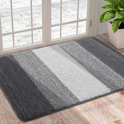 Tapis de porte lavable pour entrées avec design absorbant
