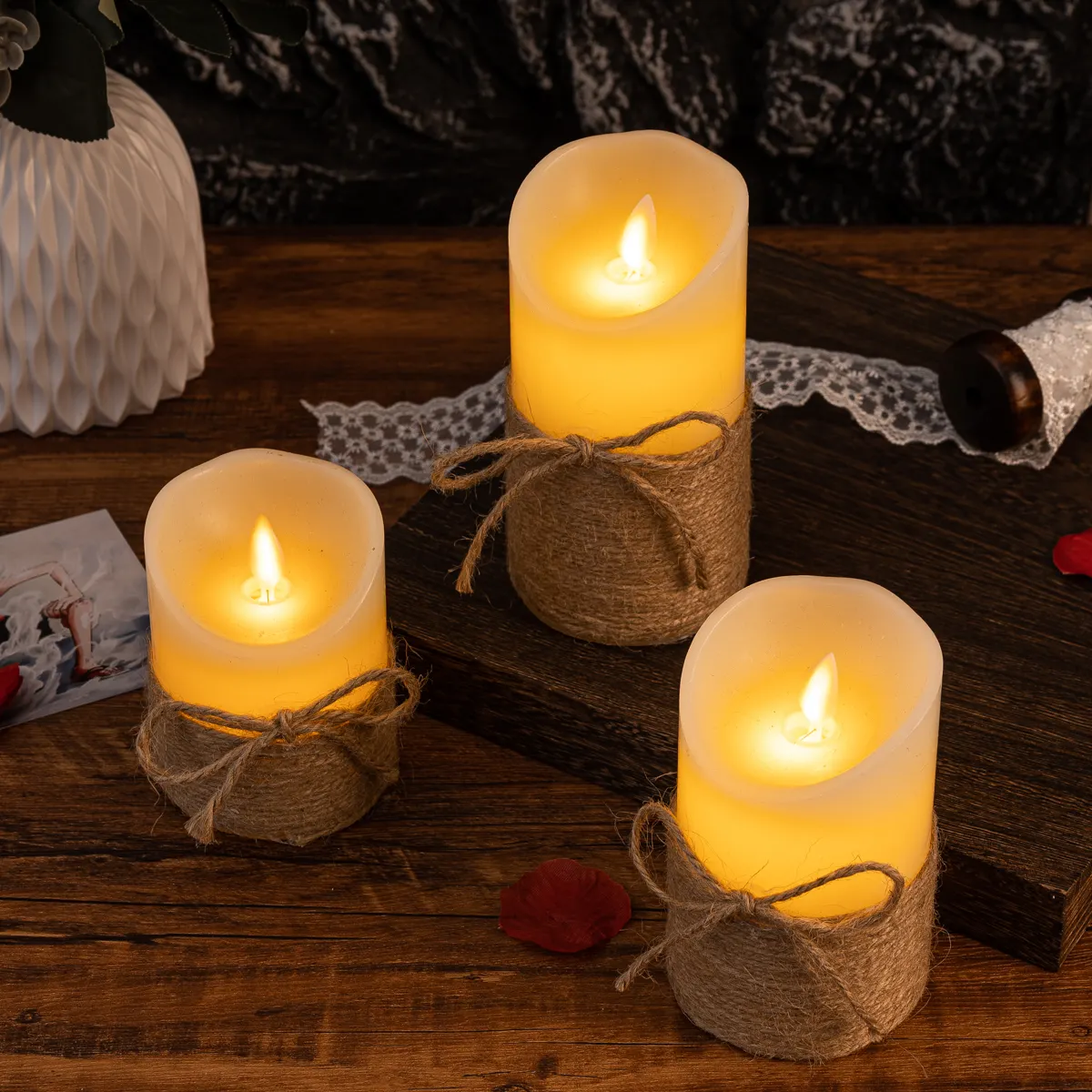 Bougies LED Ambiance - GlowFlicker