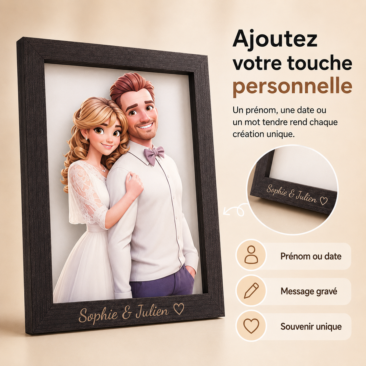 InstaCharm – Le moyen idéal de préserver vos moments précieux grâce à un magnifique effet de dessin animé en 3D
