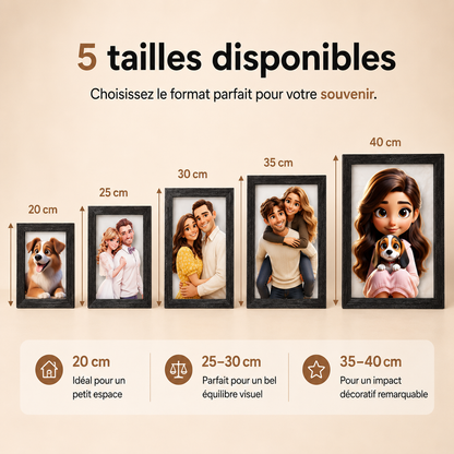 InstaCharm – Le moyen idéal de préserver vos moments précieux grâce à un magnifique effet de dessin animé en 3D
