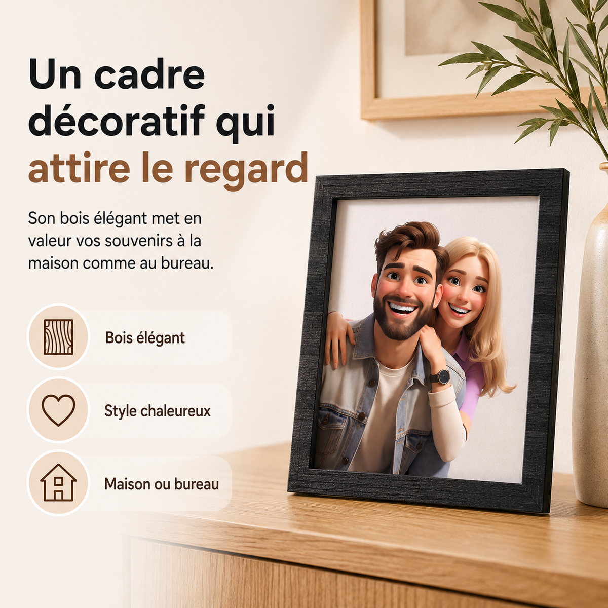 InstaCharm – Le moyen idéal de préserver vos moments précieux grâce à un magnifique effet de dessin animé en 3D