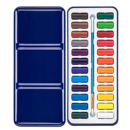 Kunstbuch | Aquarell Workbook Anfänger | Schritt für Schritt Malbuch | AquaBliss