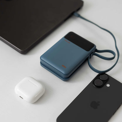 Powerbank 20.000 mAh | Kompakte Laptop-Powerbank mit 65 W Power Delivery, USB-C-Kabel und mehreren Ladeanschlüssen