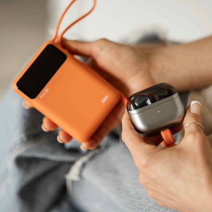 Powerbank 20.000 mAh | Kompakte Laptop-Powerbank mit 65 W Power Delivery, USB-C-Kabel und mehreren Ladeanschlüssen