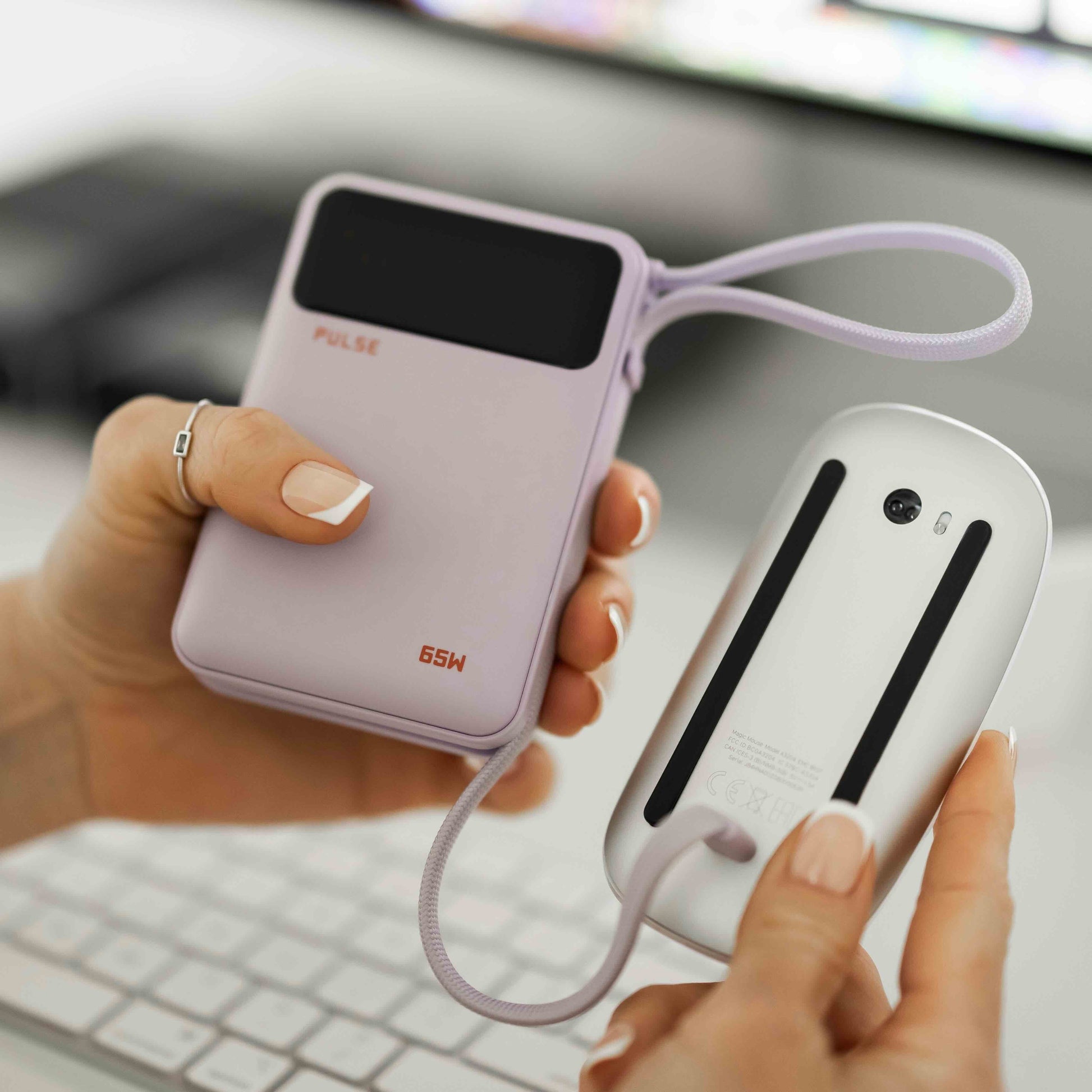 Powerbank 20.000 mAh | Kompakte Laptop-Powerbank mit 65 W Power Delivery, USB-C-Kabel und mehreren Ladeanschlüssen