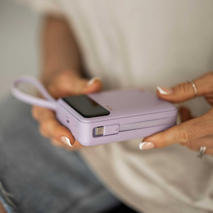 Powerbank 20.000 mAh | Kompakte Laptop-Powerbank mit 65 W Power Delivery, USB-C-Kabel und mehreren Ladeanschlüssen