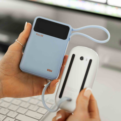 Powerbank 20.000 mAh | Kompakte Laptop-Powerbank mit 65 W Power Delivery, USB-C-Kabel und mehreren Ladeanschlüssen