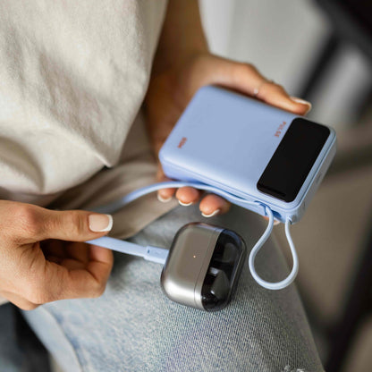 Powerbank 20.000 mAh | Kompakte Laptop-Powerbank mit 65 W Power Delivery, USB-C-Kabel und mehreren Ladeanschlüssen