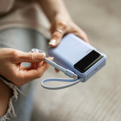 Powerbank 20.000 mAh | Kompakte Laptop-Powerbank mit 65 W Power Delivery, USB-C-Kabel und mehreren Ladeanschlüssen