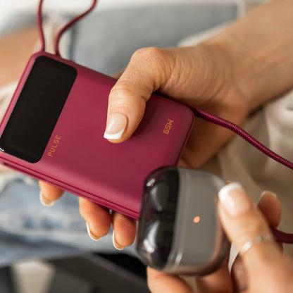 Powerbank 20.000 mAh | Kompakte Laptop-Powerbank mit 65 W Power Delivery, USB-C-Kabel und mehreren Ladeanschlüssen
