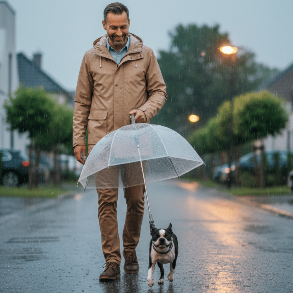 Ringuard Umbrella - Parapluie transparent pour chiens