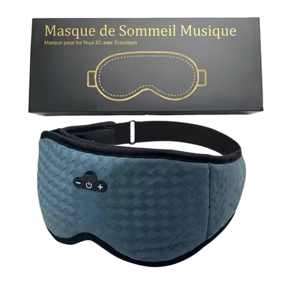 Masque de Nuit Bluetooth pour Sommeil Profond Écouteurs Intégrés Léger et Respirant