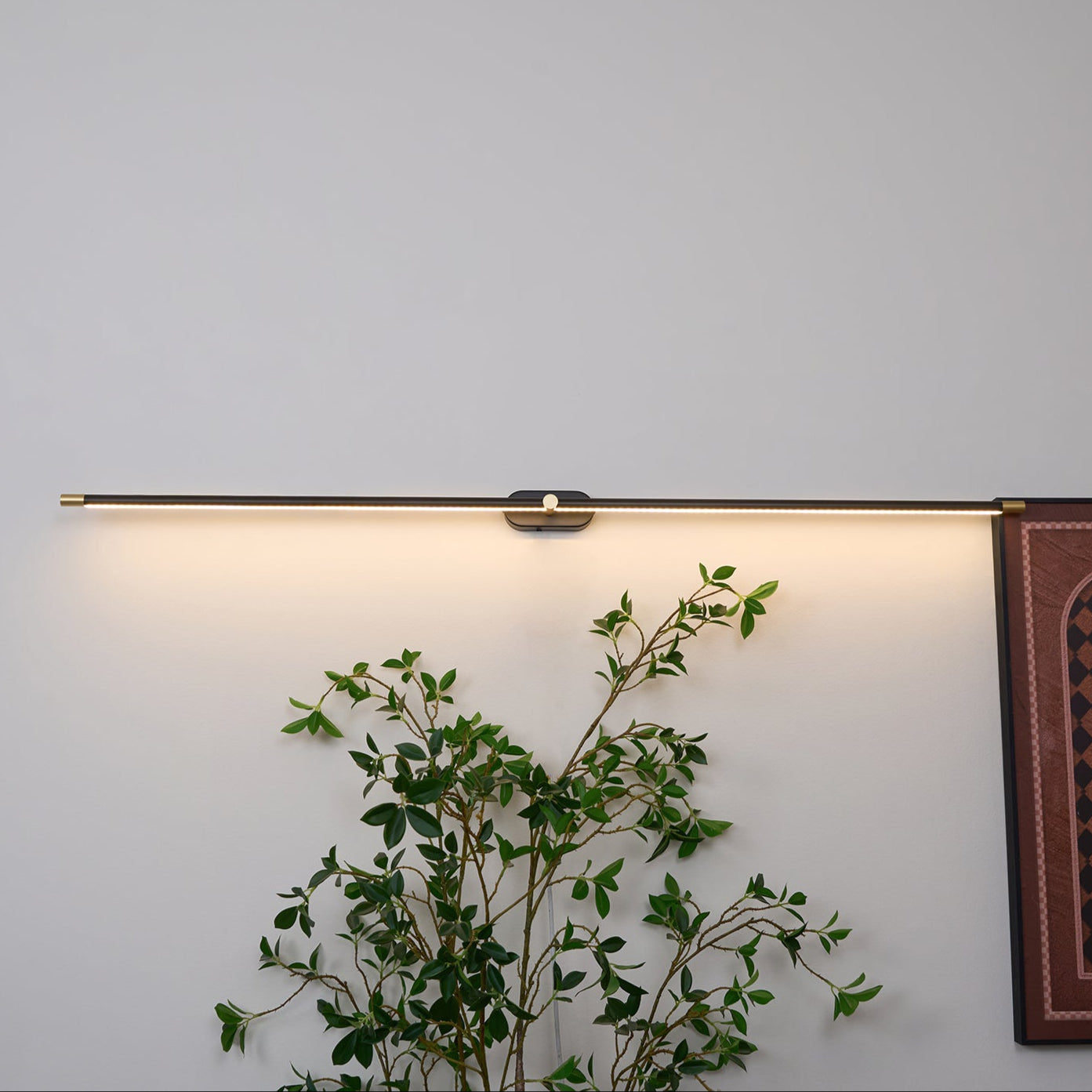 Lustra Applique Murale Linéaire Minimaliste Rechargeable