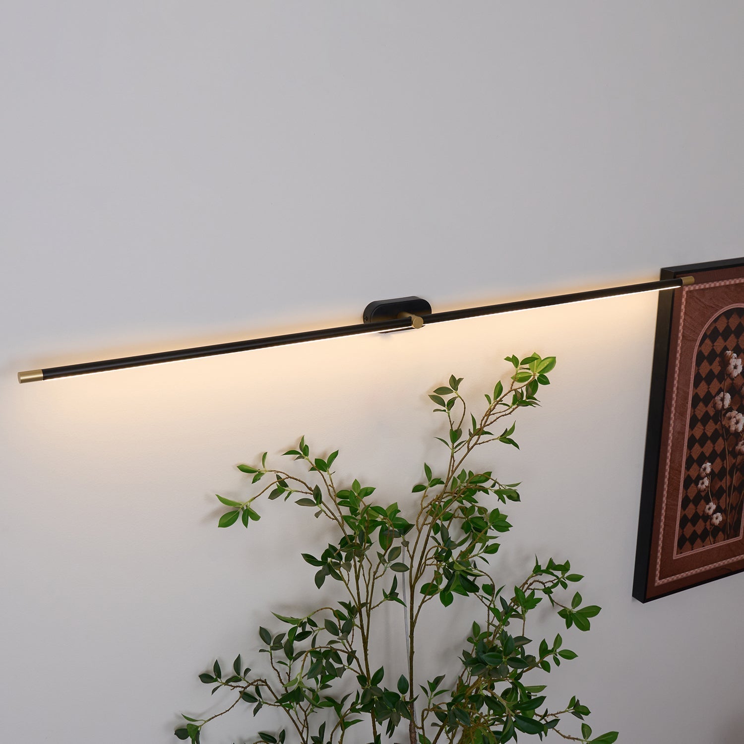 Lustra Applique Murale Linéaire Minimaliste Rechargeable