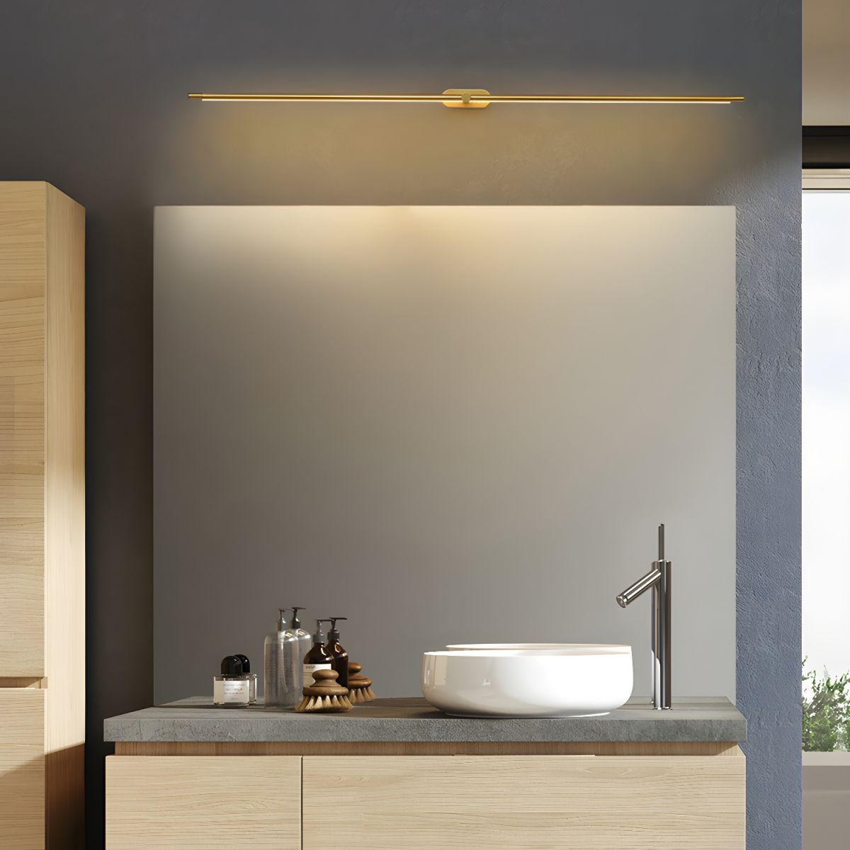 Lustra Applique Murale Linéaire Minimaliste Rechargeable