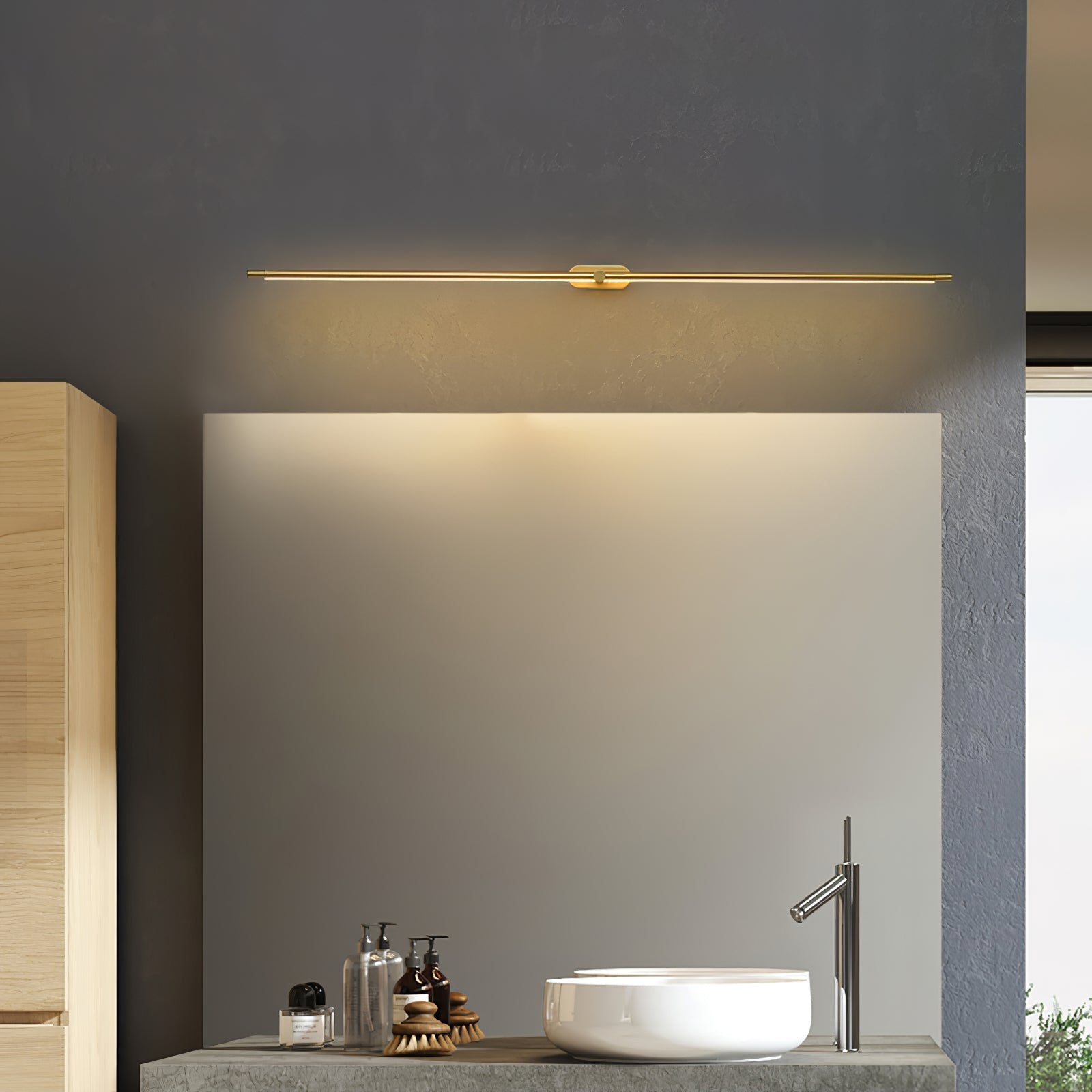 Lustra Applique Murale Linéaire Minimaliste Rechargeable