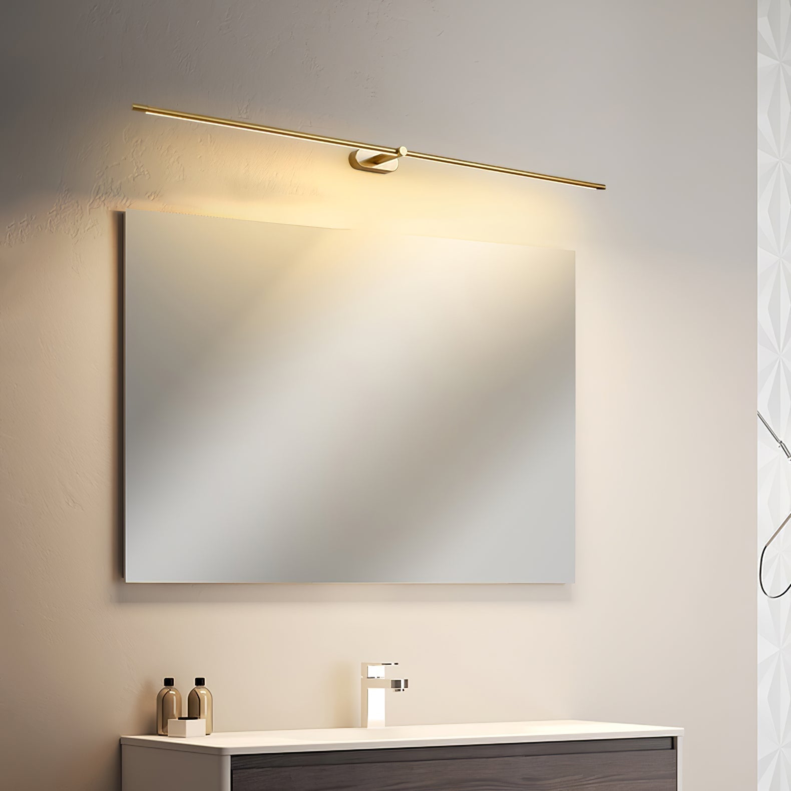 Lustra Applique Murale Linéaire Minimaliste Rechargeable