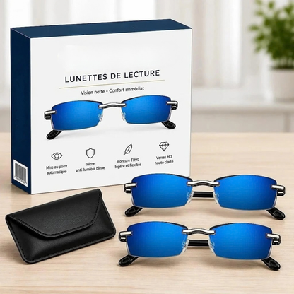 Lunettes de lecture sans bordure - confort visuel pour le quotidien