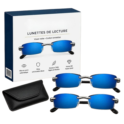 Lunettes de lecture sans bordure - confort visuel pour le quotidien