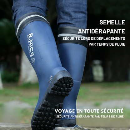 Bottes de pluie pliables en caoutchouc - au sec lors des averses