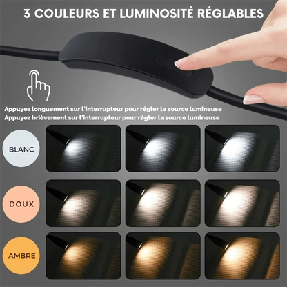 Lampe de lecture de cou LED rechargeable par USB