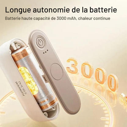 Chauffe-mains rechargeables 2-en-1 - de la chaleur lors des journées froides
