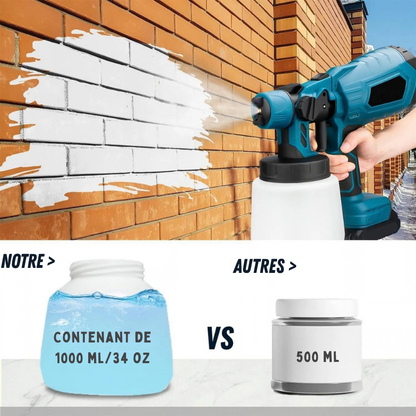 Pistolet à peinture électrique sans fil - peignez en toute liberté