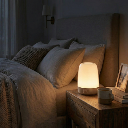 Réveil Lumière Réveil avec Simulation de Lever de Soleil et Lumière Dimmable