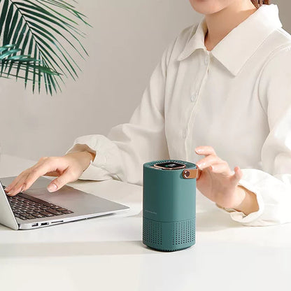Purificateur d'Air HEPA Portable USB – Idéal pour Bureau et Voiture