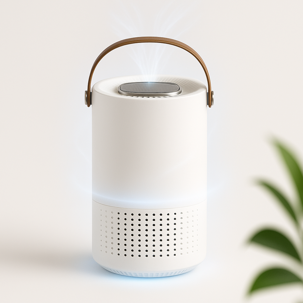Purificateur d'Air HEPA Portable USB – Idéal pour Bureau et Voiture
