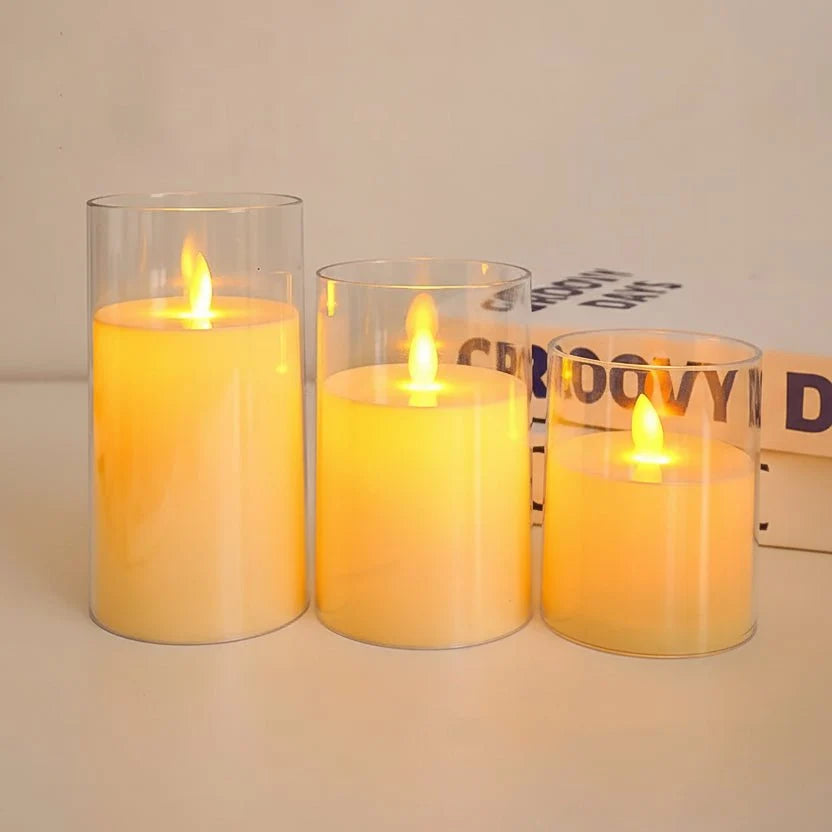 LUMICANDLE – Bougie LED rechargeable pour éclairage d'ambiance