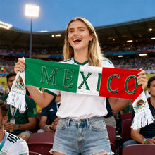 Écharpe de supporter Foodall Games – Style club États-Unis, Canada, Mexique – Durable, chaude et tendance pour les fans – Vêtement de football pour le jour du match