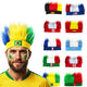 Bandeau Perruque Coupe du Monde – Accessoire Indispensable pour Supporters de Football