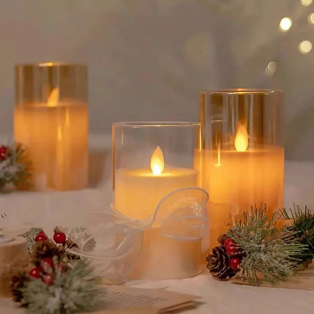 LUMICANDLE – Bougie LED rechargeable pour éclairage d'ambiance