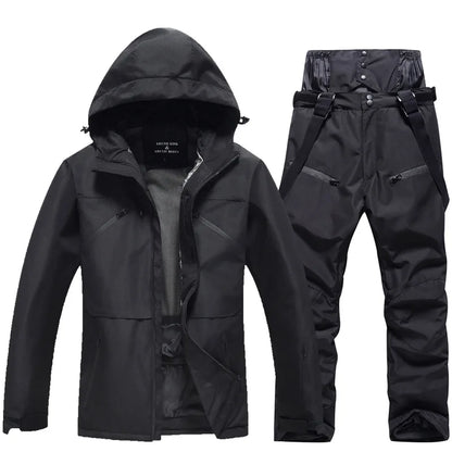 Combinaison de Ski Hivernale Isolée Unisexe – Veste et Pantalon Respirants pour Snowboard