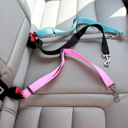 PETECURE - Ceinture de sécurité réglable pour animaux de compagnie en voiture