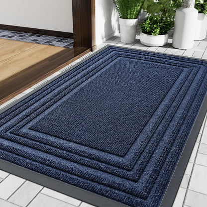 Aenor - Tapis de Porte en Caoutchouc Lourd Antidérapant Intérieur Extérieur