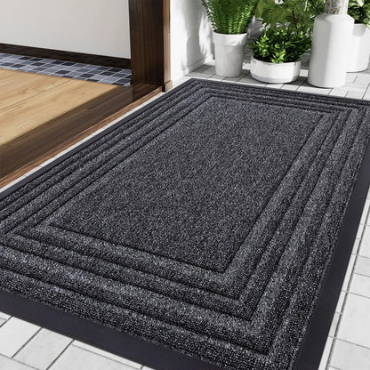 Aenor - Tapis de Porte en Caoutchouc Lourd Antidérapant Intérieur Extérieur