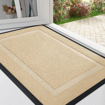 Aenor - Tapis de Porte en Caoutchouc Lourd Antidérapant Intérieur Extérieur