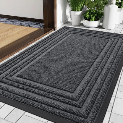 Aenor - Tapis de Porte en Caoutchouc Lourd Antidérapant Intérieur Extérieur
