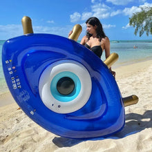 Grosse Bouée Gonflable en Forme d'Œil – Matelas Flottant Unique pour Amusement Estival
