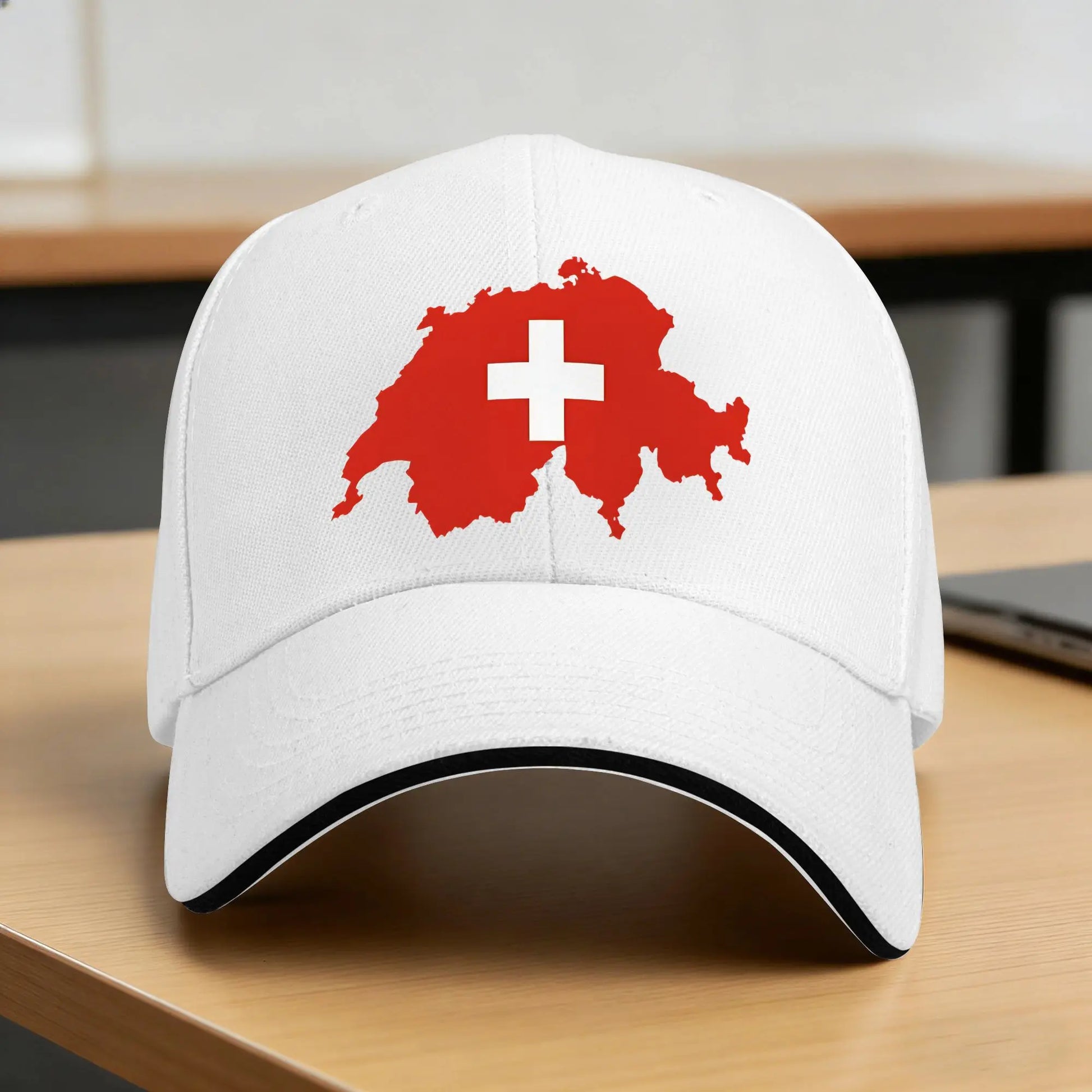 Casquette de baseball avec drapeau et carte de la Suisse, streetwear suisse, chapeaux hip-hop, casquette snapback pour hommes et femmes, sport de plein air, printemps