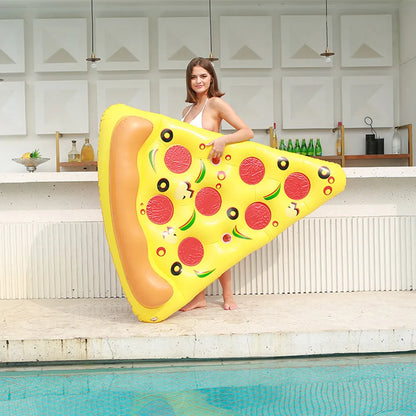 Matelas Gonflable Pizza Gigantesque – Détendez-vous et Profitez avec Style