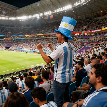 Chapeau de drapeau de l'équipe nationale des événements de football mondial, chapeau haut-de-forme pour les fans du tournoi de football, pour les carnaval et les célébrations de fête de football, 2026